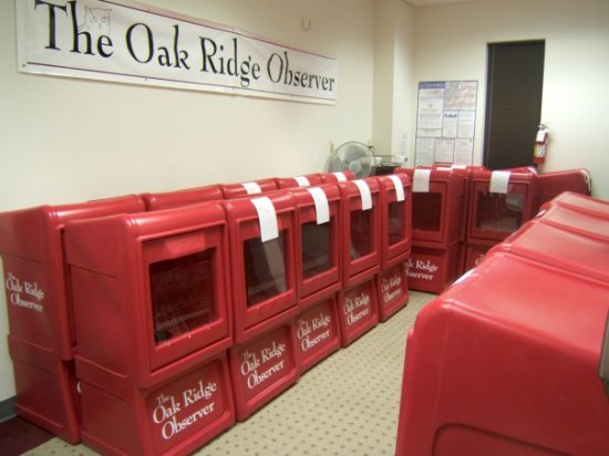 Our first big shipment of racks