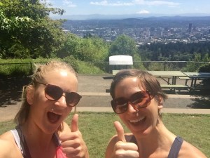 hiking to pittock mansion