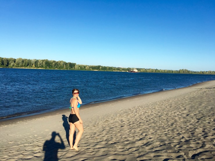 sauvie island beach