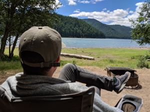 kicking back camping