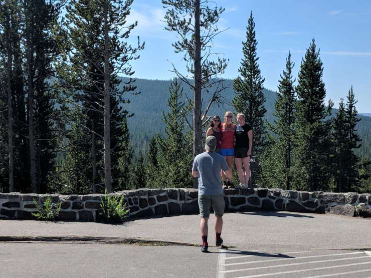 group pic on the road