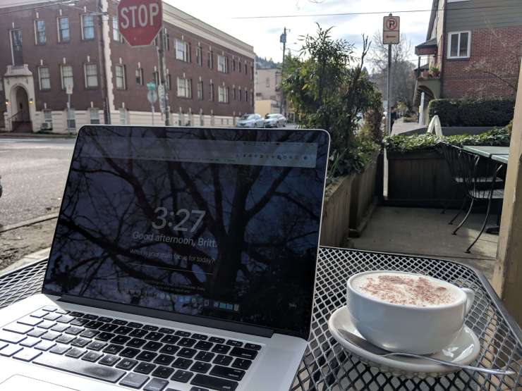 coffee shop remote work
